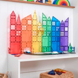 Connetix Rainbow Creative Pack Μαγνητικό Παιχνίδι Κατασκευών 102τμχ