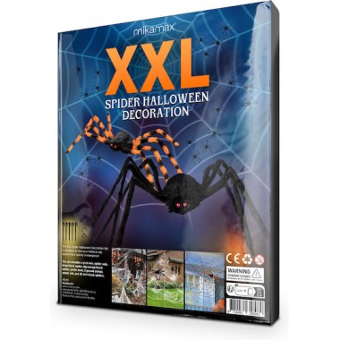 mm XXL Spider Halloween Decoration – Τρομακτική Διακόσμηση για Halloween