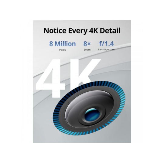 Anker EufyCam S330 3C 4K Ultra HD Security Camera 3+1 with Homebase 3 (T88723W1) White