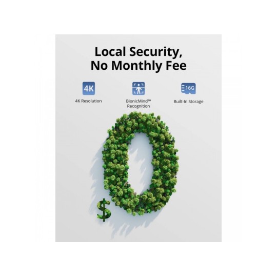 Anker EufyCam S330 3C 4K Ultra HD Security Camera 3+1 with Homebase 3 (T88723W1) White