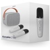 Mikamax Σύστημα Karaoke με Ασύρματα Μικρόφωνα Karaoke 2 GO Λευκό