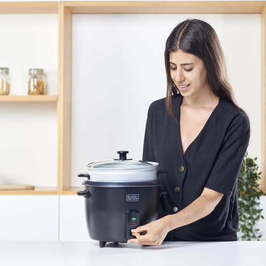 Black & Decker Rice Cooker 700W με Χωρητικότητα 1.8lt