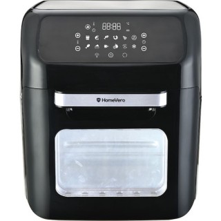 HomeVero HV-AF12XL Φριτέζα Αέρος με Αποσπώμενο Κάδο 12lt Μαύρη