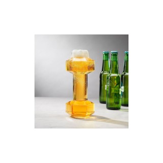 Winning Dumbbell Beer Glass