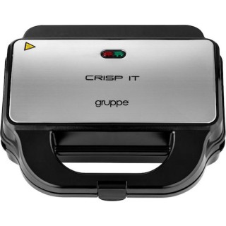 Gruppe Crisp It SW-298M Τοστιέρα με Αποσπώμενες Πλάκες για 2 Τοστ 900W Inox