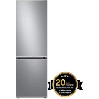 Samsung Ψυγειοκαταψύκτης Bespoke RB38C6B0ES9 NoFrost 390Lt Υ203xΠ59.5xΒ65,8εκ. Inox