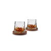 InGenious Rotating Whisky Glasses with Coaster (Σετ των 2 τεμαχίων)