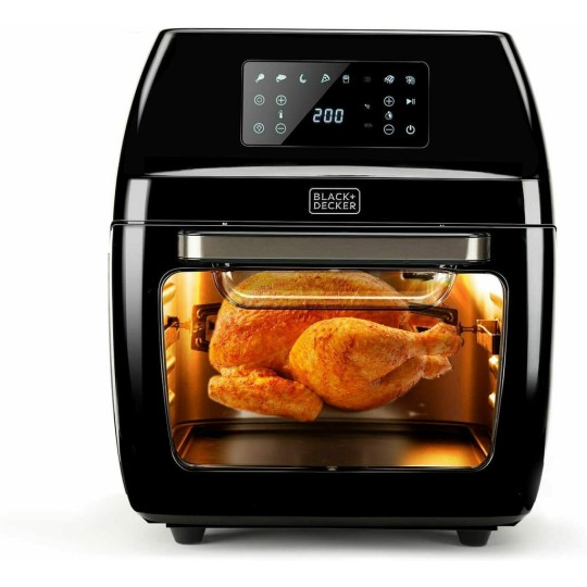 Black & Decker BXAFO1200E Air Fryer 12lt Μαύρο