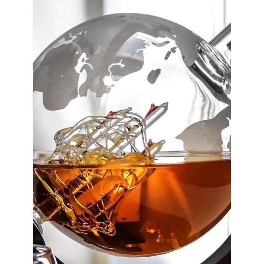 Mikamax Deluxe Globe Decanter Set (04976)
