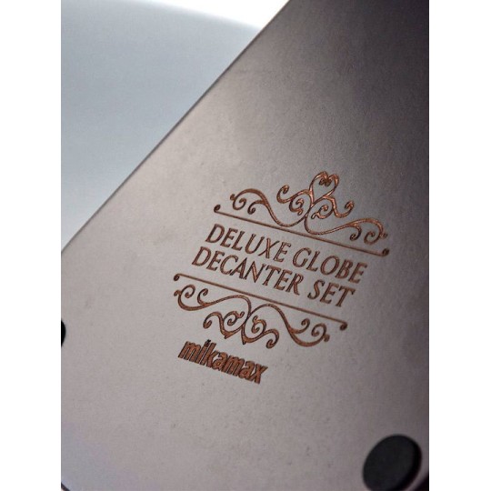 Mikamax Deluxe Globe Decanter Set (04976)