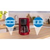 Bosch MyMoment TKA3M134 Καφετιέρα Φίλτρου 1200W Κόκκινη