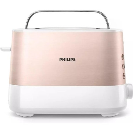 Philips Φρυγανιέρα 2 Θέσεων 1050W Ροζ (HD2638/11)