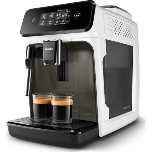 Philips EP1223/00 Αυτόματη Μηχανή Espresso 1500W Πίεσης 15bar με Μύλο Άλεσης Λευκή Philips EP1223/00 Αυτόματη Μηχανή Espresso 1500W Πίεσης 15bar με Μύλο Άλεσης Λευκή