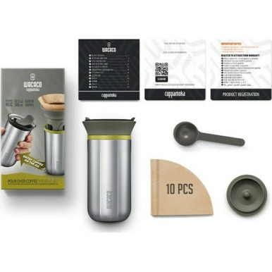 Wacaco Cuppamoka Φορητή Μηχανή Καφέ για Camping 300ml