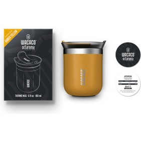 Wacaco Octaroma Classico Travel Mug 180ml Amber Yellow