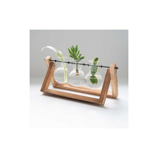 The Source Propergator Vases Ξυλινη βάση με βάζα για υδροπονική καλλιέργεια