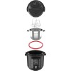 Instant Pot Pro 6 Πολυμάγειρας 1200W με Χωρητικότητα 6lt Μαύρος