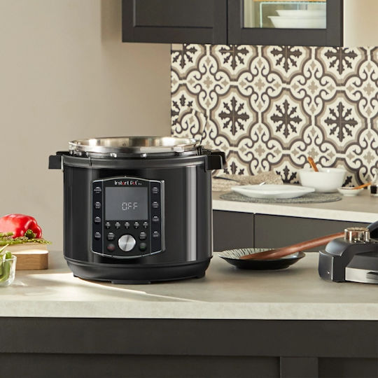 Instant Pot Pro 6 Πολυμάγειρας 1200W με Χωρητικότητα 6lt Μαύρος