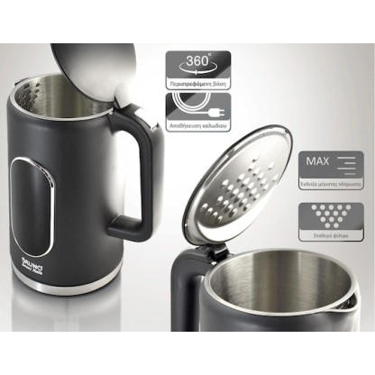 Bruno BRN-0245 Βραστήρας 1.7lt 2200W Μαύρο