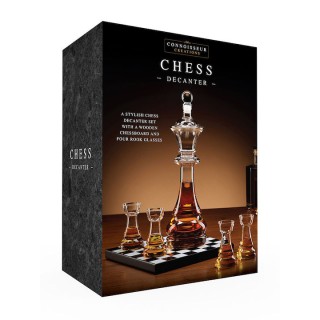 The Source Chess Decanter Καράφα Σερβιρίσματος με Πώμα και Ποτήρια 127001