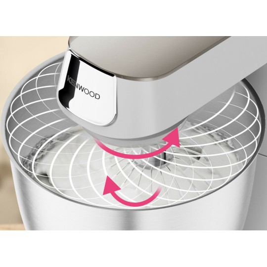 Kenwood Titanium Chef Baker KVC85.124SI Πολυμίξερ Inox