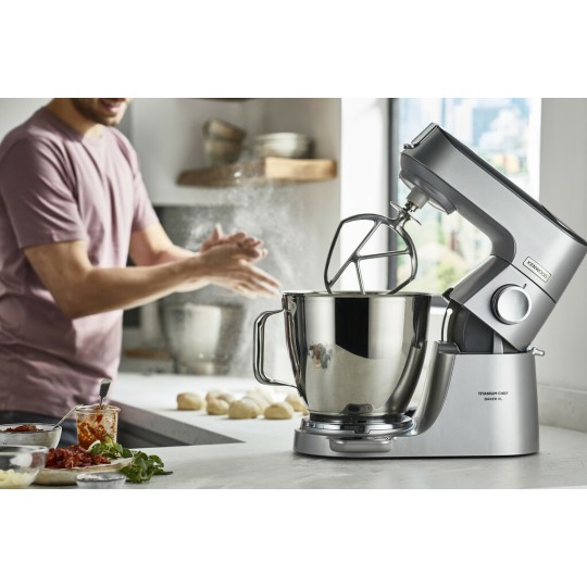 Kenwood Titanium Chef Baker KVC85.124SI Πολυμίξερ Inox