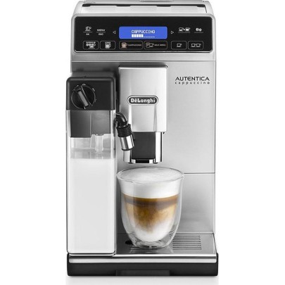 De'Longhi Autentica Αυτόματη Μηχανή Espresso 1450W Ασημί