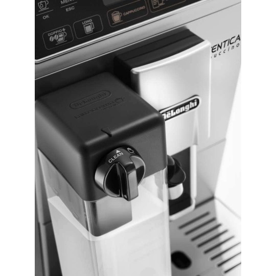 De'Longhi Autentica Αυτόματη Μηχανή Espresso 1450W Ασημί