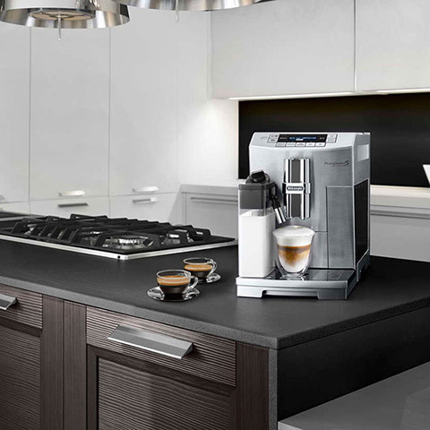 De'Longhi Autentica Αυτόματη Μηχανή Espresso 1450W Ασημί