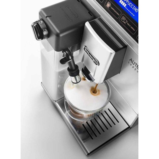 De'Longhi Autentica Αυτόματη Μηχανή Espresso 1450W Ασημί
