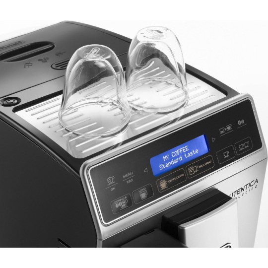 De'Longhi Autentica Αυτόματη Μηχανή Espresso 1450W Ασημί