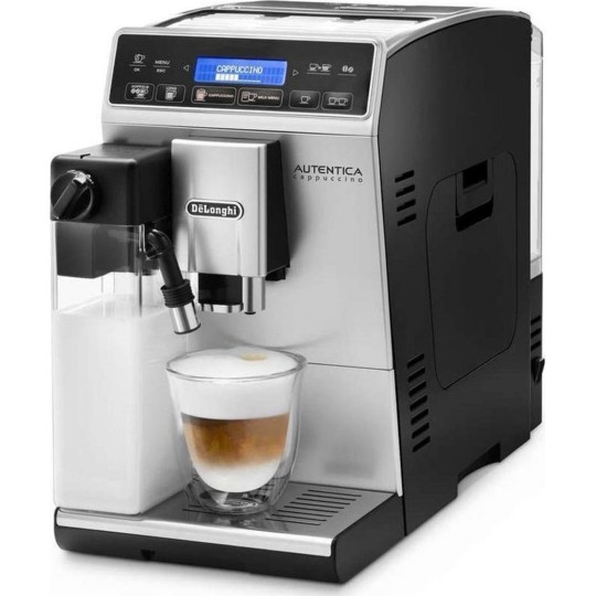 De'Longhi Autentica Αυτόματη Μηχανή Espresso 1450W Ασημί