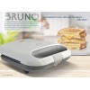 Bruno BRN-0164 Τοστιέρα για 2 Τοστ 800W Λευκή
