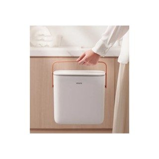 Ecoco E2236 Κάδος Απορριμμάτων Πλαστικός για Ντουλάπι Λευκός 10lt