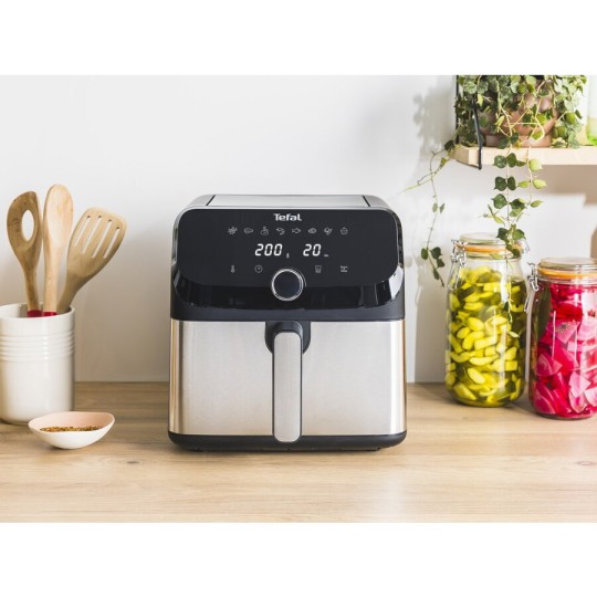 Tefal Easy Fry Air Fryer 7.5lt EY855D Silver