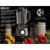Bruno Blender for Smoothies with Glass Jug 1.8lt 1500W Inox BRN-0254