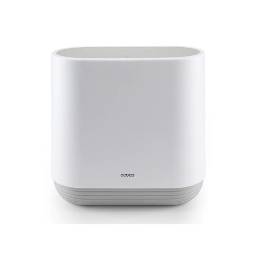 Ecoco Κάδος Απορριμμάτων E1906 10lt Λευκός