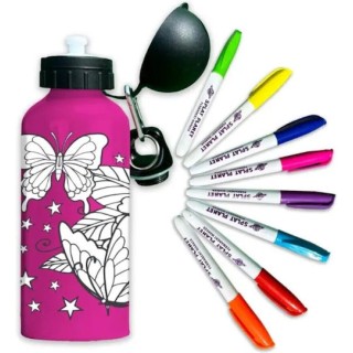 Splat Planet Μπουκάλι Παιδικό Παγούρι Πεταλούδα Αλουμινίου 600ml