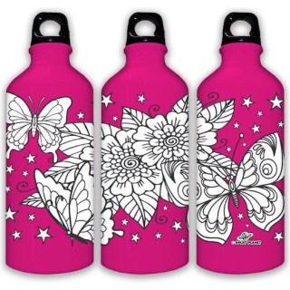 Splat Planet Μπουκάλι Παιδικό Παγούρι Πεταλούδα Αλουμινίου 600ml