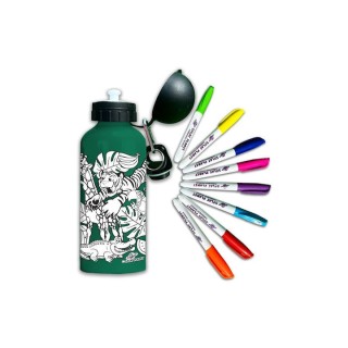 Splat Planet Μπουκάλι Παιδικό Παγούρι Safari Animals Αλουμινίου 600ml