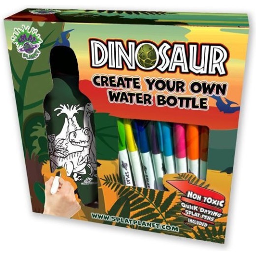 Splat Planet Μπουκάλι Παιδικό Παγούρι Δεινόσαυρος  Αλουμινίου 600ml