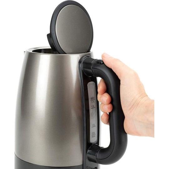Black & Decker BXKE2201E Kettle 1.7lt 2200W Silver BXKE2201E