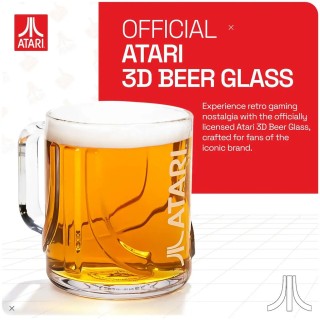 ThumbsUp! Atari 3d Beer Glass Retro Ποτήρι Μπύρας 600ml