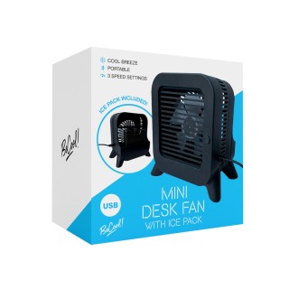 The Source BeCool! Mini Desk Fan with Ice Pack