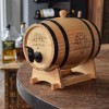 MikaMax Harrison 1892 Wooden Barrel Dispenser