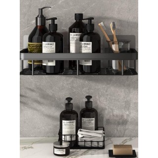 HOME USE HUH-0162 Ράφι Τοίχου Αλουμινίου 30x5x13cm Μαύρο HOME USE HUH-0162 Ράφι Τοίχου Αλουμινίου 30x5x13cm Μαύρο