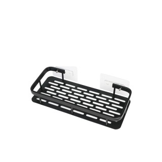 HOME USE HUH-0162 Ράφι Τοίχου Αλουμινίου 30x5x13cm Μαύρο