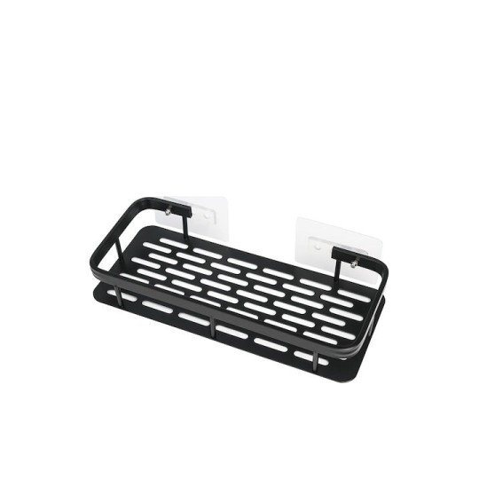 HOME USE HUH-0162 Ράφι Τοίχου Αλουμινίου 30x5x13cm Μαύρο