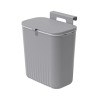 HOME USE HUH-0152 Κάδος Απορριμμάτων 9lt 26x16x29cm Γκρι HOME USE HUH-0152 Κάδος Απορριμμάτων 9lt 26x16x29cm Γκρι