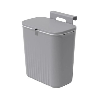 HOME USE HUH-0152 Κάδος Απορριμμάτων 9lt 26x16x29cm Γκρι